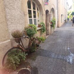 Pretty street in Cajarc