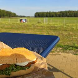 erste kurze Pause in Ludwigslust