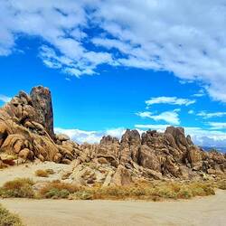 Angekommen in den Alabama Hills