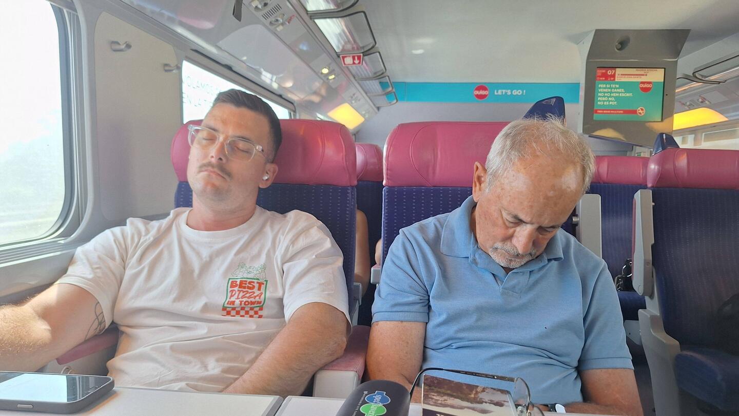 Nothing like a train for sleep