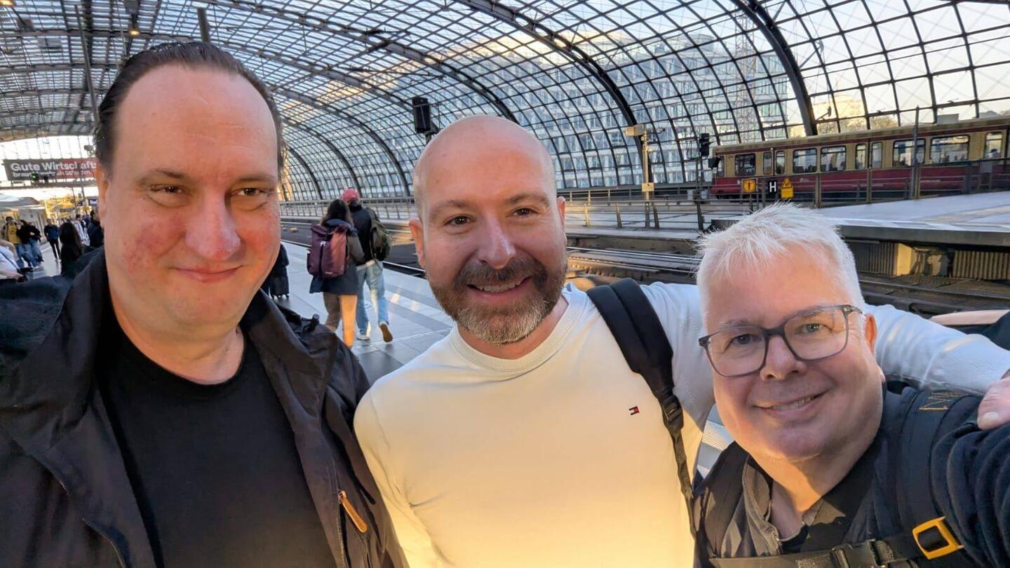 Die Reisegruppe ist noch weniger frisch, als es aussieht