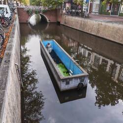 Kunst in der Gracht in Leeuwarden
