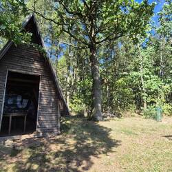 Wanderhütte auf dem Wolfsberg.