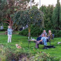 Reger Austausch mit anderen Campern!