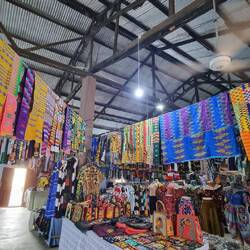 Kente cloth for sale. Yes, I had to have something.