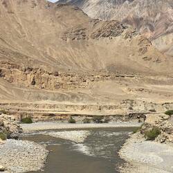 The Santa river, we are in a new cañon!