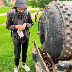 Regen hält uns nicht vom Geocachen ab.