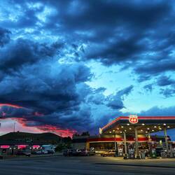 Ein Unwetter am Abend