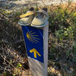 Makes me think of someone who was walking to find peace after losing their little girl 😥