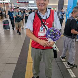 Hiroshima Station have wonderful volunteers!