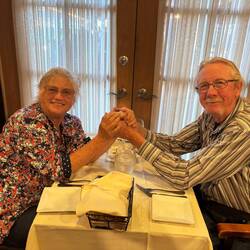 Jill and Les celebrate their 45th anniversary