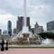 The Buckingham Fountain. The largest in the world, it's said. Google it.