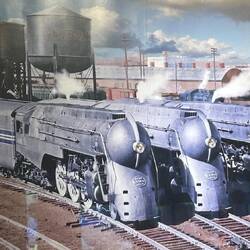 I couldn't help borrowing this image of a brace of NYCRR "Hudson" locomotives