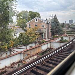 Original multi-track structure. The extra trackage is now long-gone.