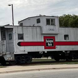 Getting off the train at Aurora, and...