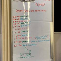 Natürlich geht's morgen noch mal früh raus 🙈