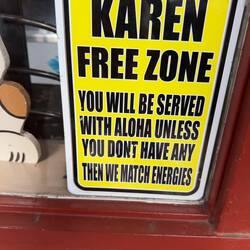 A cool sign at a shop in Makawao.