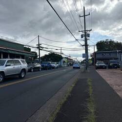 The main street at Makawao.