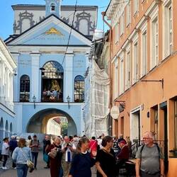 Tor der Morgenröte mit der verehrten "Madonna von Vilnius"