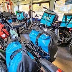 im Wolt-Express Richtung Frankfurt