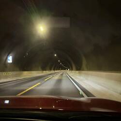 We did miles of tunnels; the Norwegians bore straight through them, vs going around