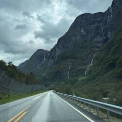 We drove through and past so many massive mountains