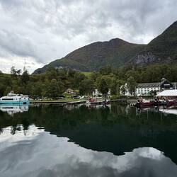 Flåm's harbor