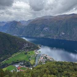 View from Stegastein viewpoint