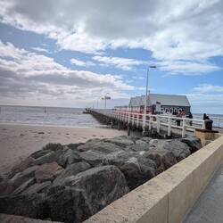 On to Busselton and their "iconic" jetty. Not sure about that description