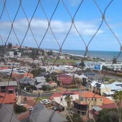 View from the top of the tower. Yes, a bit less than impressive