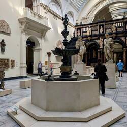 Fountain surmounted by David about 1536