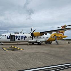 Unser Flugzeug nach Gatwick