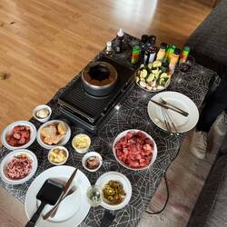 Wenn's regnet hilft nur Fondue 🫕