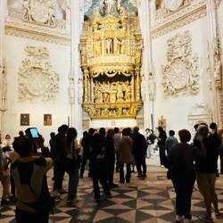 El público sorprendido al ver la maestría de su construcción