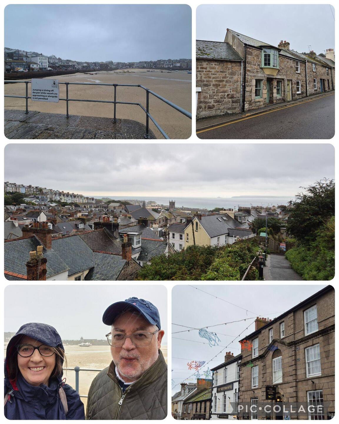 A drizzly day in St Ives, Cornwall