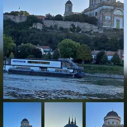 Ankunft in Esztergom
