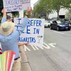 Kings Day protests we joined