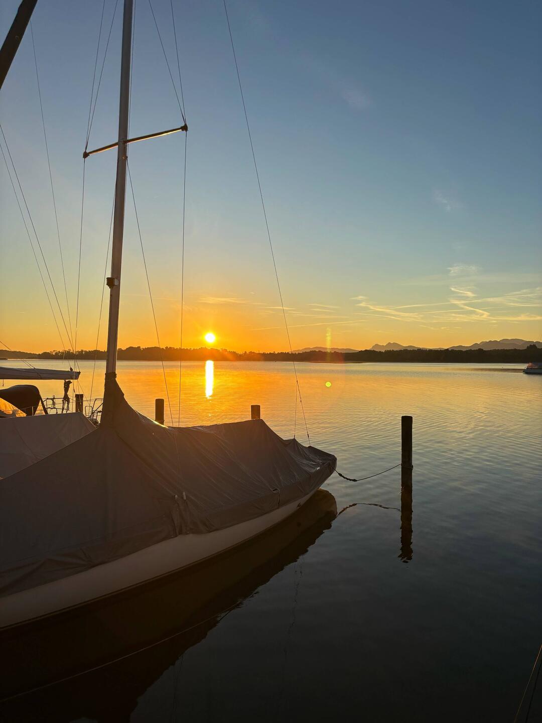 Sonnenaufgang am Bodensee
