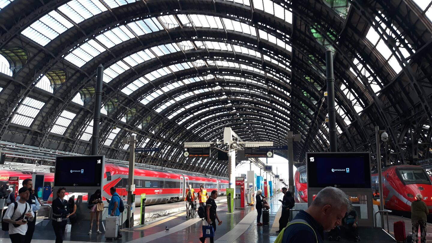 The grand Milano Centrale Station