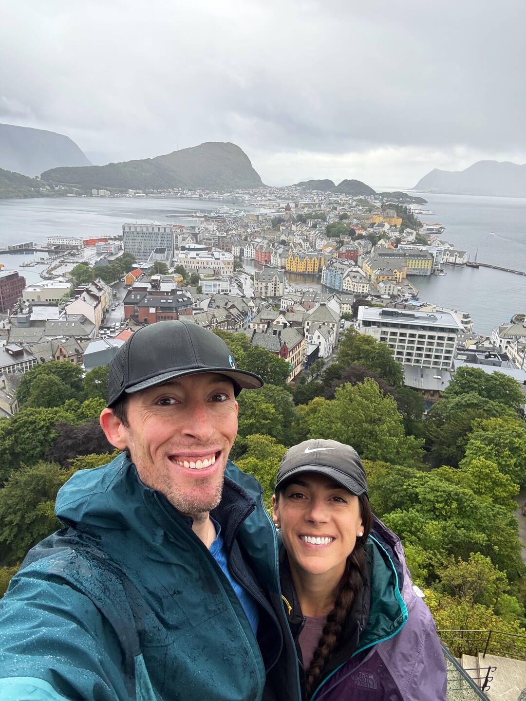 Us atop Mt. Aksla
