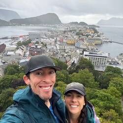 Us atop Mt. Aksla