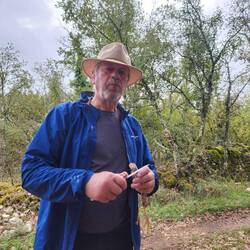 Lee with his sausage