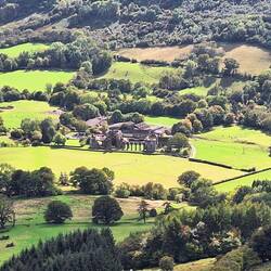 Priory from the top of the ridge