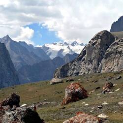 Blick hinunter ins Nangma-Tal