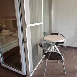 Het balkon.