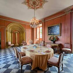 La salle à manger du château de Villandry