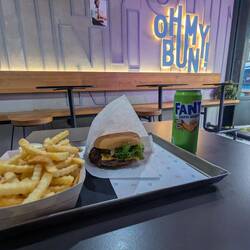 Pretty sad burger and lunch