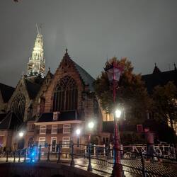 Old church in the red light district