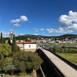 View from our albergue room