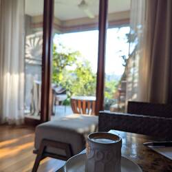 Zweiter Kaffee im Bett !